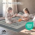 thumbnail image 4 of ODIKA 4'x6' Machine Washable Non-Slip Area Rug, Sleek Abstract Fringe Bathroom High Traffic Rug, Gray, 23599, 4 of 7