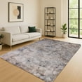 thumbnail image 2 of Ameha Shaggy Rug 5x7ft Ultra Soft Comfy Large Fluffy Rugs Non-Slip For Teen Adults Apartment Bedroom Home Decor Tye Dye Light Gray, 2 of 10