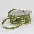thumbnail image 2 of The Ribbon People Forest Green and Gold French Wired Craft Ribbon 0.25" x 108 Yards, 2 of 3
