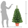 thumbnail image 3 of Árbol de Navidad Naviplastic Monarca color Verde de porche con maceta de 130 cm, 3 of 3