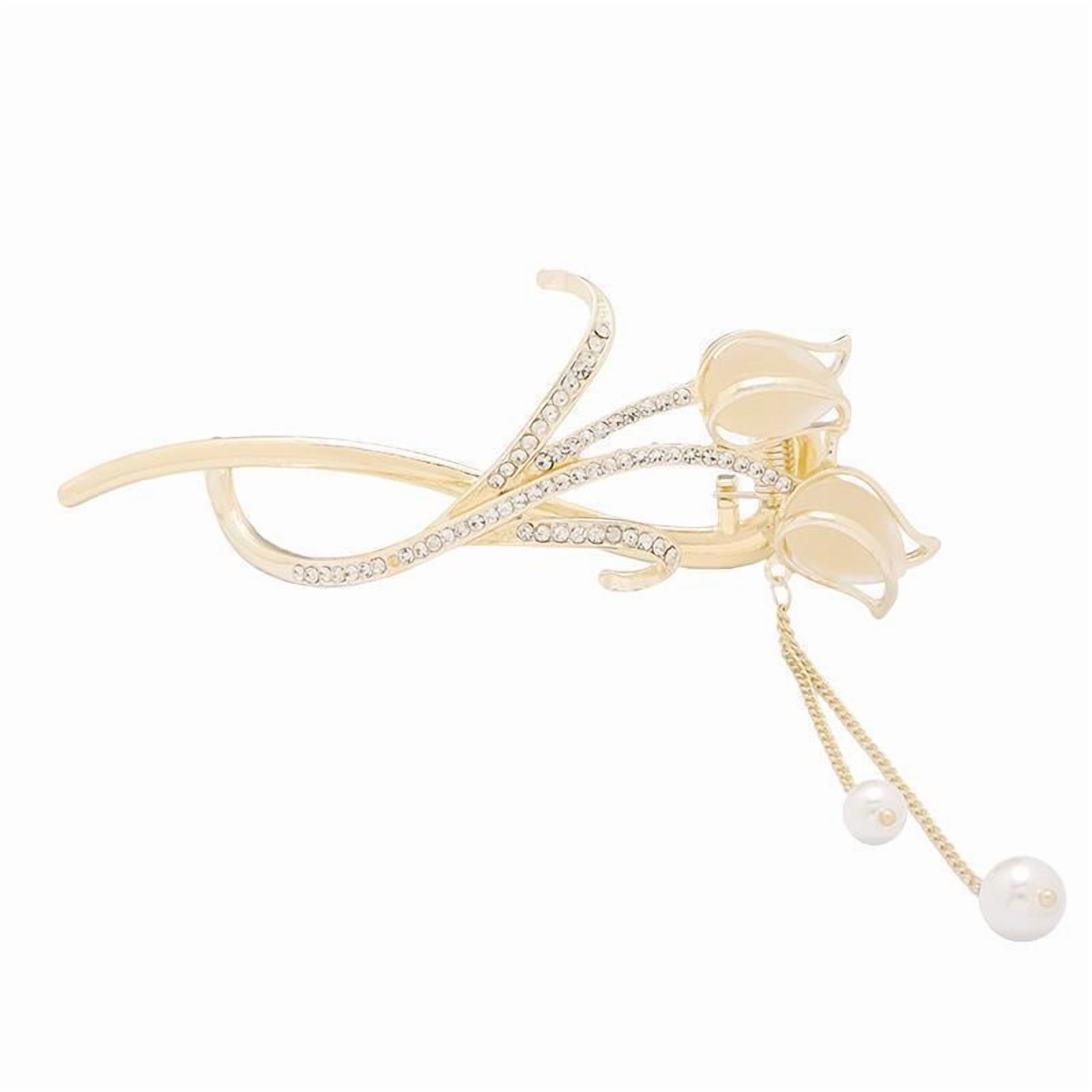 EKE Women’s Hair Clip Vintage Retro Back-Wear Elegant Hair Accessory with Fashion Texture