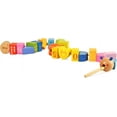 thumbnail image 2 of BOHS Caterpillar Lacing Blocks - Threading & Stacking - Toddler Learn Counting, Numbers and Shapes- Baby Kids Fine Motor Skills Toys, 2 of 8