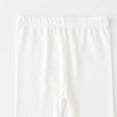 thumbnail image 4 of ATOGUTA Girls Capri Leggings Kids Stretchy Elastic Waist Athletic Pants Summer Slim Skinny Sports Casual Tights Size 3T-15, White, 4 of 5