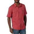 thumbnail image 1 of Wrangler Men's Short Sleeve Chambray Slim Fit, Sizes S-5XL, 1 of 3