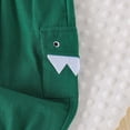 thumbnail image 5 of HCNTES Infant Toddler Baby Boy Summer Outfits Short Sleeve T-shirt Dinosaur Shirts with Pants 2Pcs Clothes Set, 5 of 8