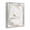 thumbnail image 3 of Stupell Industries Contemporary Gray Very Abstract Figure Gray Framed Giclee Art, 24 x 30, by Lanie Loreth, 3 of 8