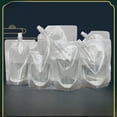 thumbnail image 3 of Bolsa de boca de succión autoportante transparente Bolsa de leche de soja para sopa de ciruelas Bolsa de medicina china Bolsa de bebidas de grado alimenticio para jugo de fruta Bolsa de cerveza para, 3 of 6