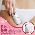 thumbnail image 4 of Obacre Bikini Trimmer for Women,Painless Electric Razor for Silk Skin,Cordless Wet/Dry Body Shaver for Trip,Replaceable Lady Facial Groomer,Waterproof & Easy Cleaning,Ceramic Blade,USB Charge Dock, 4 of 9