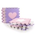 thumbnail image 2 of Sleeping Partners cpmsev145 Têtards Coeurs Tapis de Jeu Set Rose/violet/blanc, 2 of 5