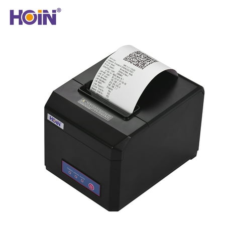 HOIN 80mm USB Thermal Receipt Printer with Auto Cutter High Speed Printer Ticket Bill Printing Compatible with ESC/POS Print Commands for Supermarket Store Home