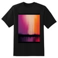 thumbnail image 2 of Plus Size Shirt for Women Black Tops for Women Short Sleeves Shirt for Women Modern Abstraction 1 T Shirt Crewneck Shirt for Women 5XL, 2 of 5