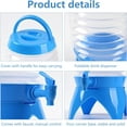 thumbnail image 5 of 1.5 Gallon Foldable Drink Dispenser : Water Juice Lemonade Dispenser Airtight and Leakproof,Countertop Clear Collapsible Beverage Dispenser with Stand,Drink Dispensers for Parties (1.5 Gallon), 5 of 7