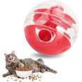 thumbnail image 1 of Juguete de bola dispensadora de golosinas para gatos, bola interactiva de rompecabezas de alimentación lenta para mascotas, boca de fuga ajustable, bola de alimentación lenta para mascotas, juguete i, 1 of 5