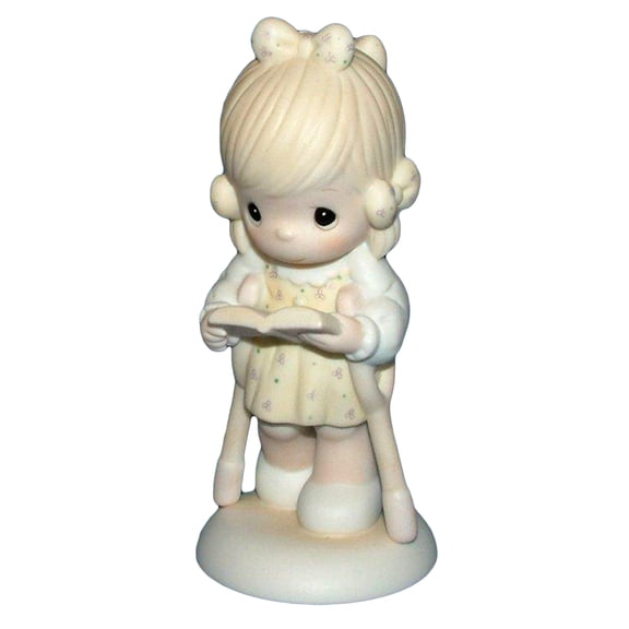 Precious Moments: 107999 He Walks With Me (5.5") Girl