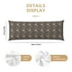 thumbnail image 3 of Balery Animal Paw Funda Protectora para Almohada Corporal de Algodón Hipoalergénico con Cierre(55 x 21 pulgadas), Almohadas No Incluidas, 3 of 7