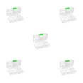 thumbnail image 2 of Naiovety Organizador de pastillas Almacenamiento portátil Planificador semanal Compartimiento de contenedores para tabletas Dispensador de gran Blanco 5Conjunto, 2 of 6