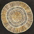 thumbnail image 2 of Watts, Eva 15x15 Gold Ornate Wood Framed with Double Matting Museum Art Print Titled - Straw Woven Plate, 2 of 4