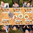 thumbnail image 5 of Fall Vintage Plants Non-Slip Placemat for Dining Table Coffee Table Deco Sunflowers Pumpkins Leaves Heat-Resistant Mats Washable Fade-Resistant Durable Placemats 6PCS 17.7x13 Inches, 5 of 5
