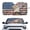 American Flag Eagle, variant on FUIALDOLG Blue Palm Monstera Car Windshield Sun Shade,Foldable Sunshade for Front Window Auto Windshield Sunshade Protect from Sun Rays Heat,Fits Most Cars Trucks & SUVs