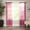 Pink, variant on Elegant Comfort Luxury Sheer Curtains, Window Treatment Curtain Panels with Rod Pocket for Kitchen, Bedroom and Living Room (40 x 84 inches Long, Set of 2)