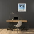 thumbnail image 3 of Mitchell, Jim 26x26 White Modern Wood Framed Museum Art Print Titled - Snow Village, 3 of 4