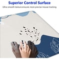 thumbnail image 3 of Large Gaming Mouse Pad - Colorful Leaves, Non-Slip Rubber Base, Stitched Edge, Wristing Pad for Gamer, Office & Home, 11.81"x31.50"x0.12", Durable and Stylish, 3 of 6