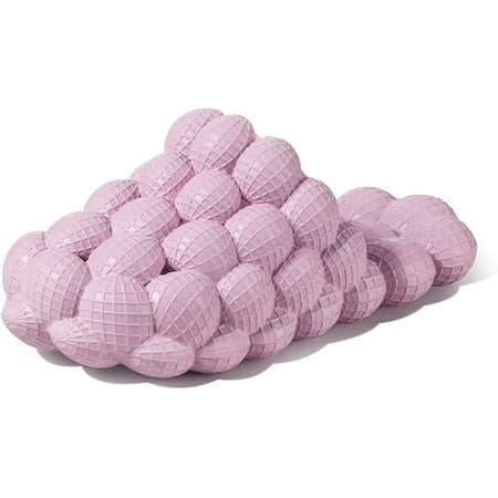 

Massage Bubble Slides Women Funny Lychee Spa Slippers for Men Indoor and Outdoor Non-Slip Bath Shower Shoes Bedroom House Gym Basketball Slides Sandals