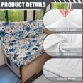 thumbnail image 6 of XYZCANDO Vintage Blue Floral RV Dinette Cushions Stretchable RV Decor Comfortable Slip Covers for Loveseat Stylish Travel Trailer Accessories Camper Must Haves, 6 of 7
