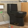 thumbnail image 5 of Ursa 12 in. Rough In 1-Piece 1.1/1.6 GPF Dual Flush Elongated ADA Compliant Height Toilet in Black with Soft Closed Seat, 5 of 11