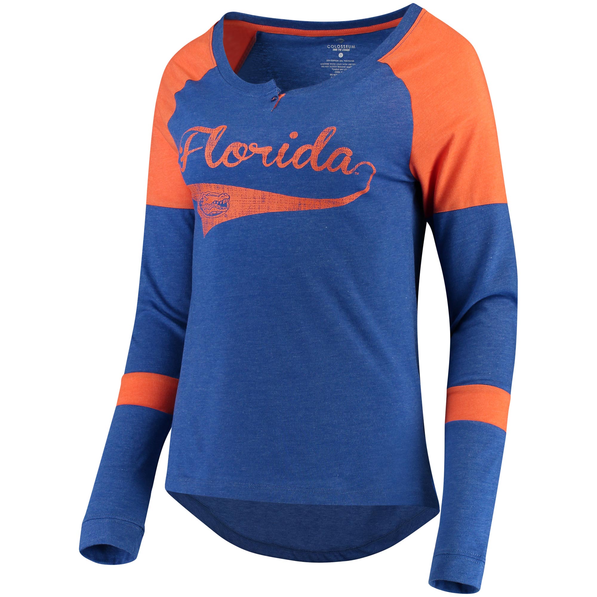 Florida Gators Colosseum Women S Routine Raglan Henley Long
