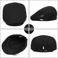 thumbnail image 3 of Boina ajustable para hombre, sombrero de copa plano irlandés vintage, gorra para niños, gorro de hiedra para otoño e invierno JM MX-0135057FYD, 3 of 5