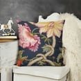 thumbnail image 2 of YINGXI Throw Pillow Covers navy Blue Floral Pillow Cases Flower Decorative Cushion Cases for Sofa Living Room 12x12in, 2 of 5