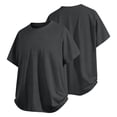 thumbnail image 2 of Bxsruta Men's Polyester Crew Neck Short Sleeve Pullover T-Shirt Lightweight Breathable Daily Outdoor Comfort, 2 of 7