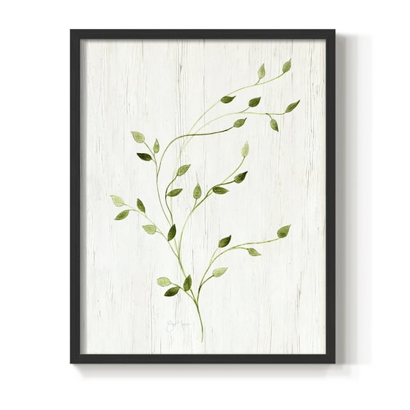 Windblown Leaves I Framed Print - Solid Wood in Single Picture Frame Solid Wood 2 Framed Print