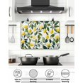 thumbnail image 5 of Stove Top Covers for Electric Stove 36x21 Inches, Summer Lemon Heat Insulation Fireproof Glass Cooktop Protector, Pastoral Yellow Fruits Green Botanical Countertop Stovetop Cover for Kitchen, 5 of 8