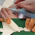 thumbnail image 4 of HLONK VENCINK Genuine Bone Folder Scoring Folding Creasing Origami Paper Creaser Crafting Tool for DIY Handmade Leather Burnishing Bookbinding Scrapbooking Paper Cards Crafts 100% Cattle, 4 of 6