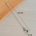 thumbnail image 4 of Long Handle Spoon Stainless Steel Mixing Ice Milkshake Handle Spoon Spoon silvery, 4 of 9