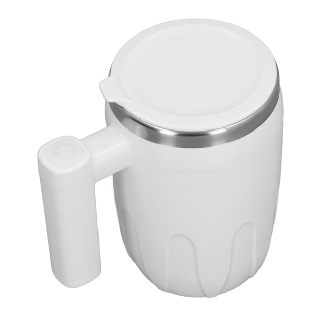 Electric Self Mixing Mug, Easy Cleaning Self Stirring Coffee Mug For Travel White