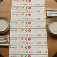 thumbnail image 5 of Table Runners 70 Inches Long Dress Scarves, Spring Floral Farmhouse Coffee/Dining/Kitchen Table Decor, Holiday Table Runner, Colorful Summer Flowers Vintage Botanical 13x70 Inch, 5 of 9
