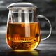 thumbnail image 5 of 2X Taza de Té de 550ML con Filtro de Tapa, Tazas de Café Juego de Té Tazas Bebida de Cerveza Taza de Oficina Vaso de Bebida Transparente Taza de Vidrio Estilo Chino, 5 of 5