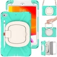 thumbnail image 5 of Funda a juego para iPad Mini 4/5 con correa para el hombro, soporte de anilla ajustable grande, portalápices y protección contra golpes., 5 of 5