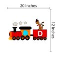 thumbnail image 3 of DAYCARE - Vinyl Pet Dog Animal Train Educational Decoration Sticker Letter D Alphabet Design Removable Kindergarten Nursery Child Care Wall Decal 20" x 12", 3 of 3