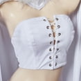 thumbnail image 5 of White Queen Emma Frost Dress Women Queen Outfit with Cloak Suit, 5 of 9