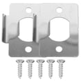 thumbnail image 2 of Troglfold hole filler 2pcs Door Strike Plate Metal Deadbolt Installation Kit Door Frame Buckle Door Covers Lock Fillers,2.17"X1.57"X0.39", 2 of 11