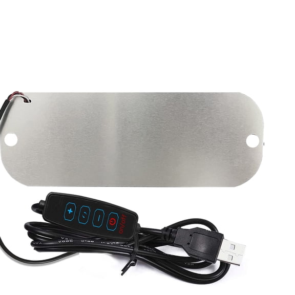 Led Light Signs for Car, Glow LED Sign Decal Stickers with Suction Cups Flashing Hook on Car Window LED Bright Lights USB Plug(Blue)