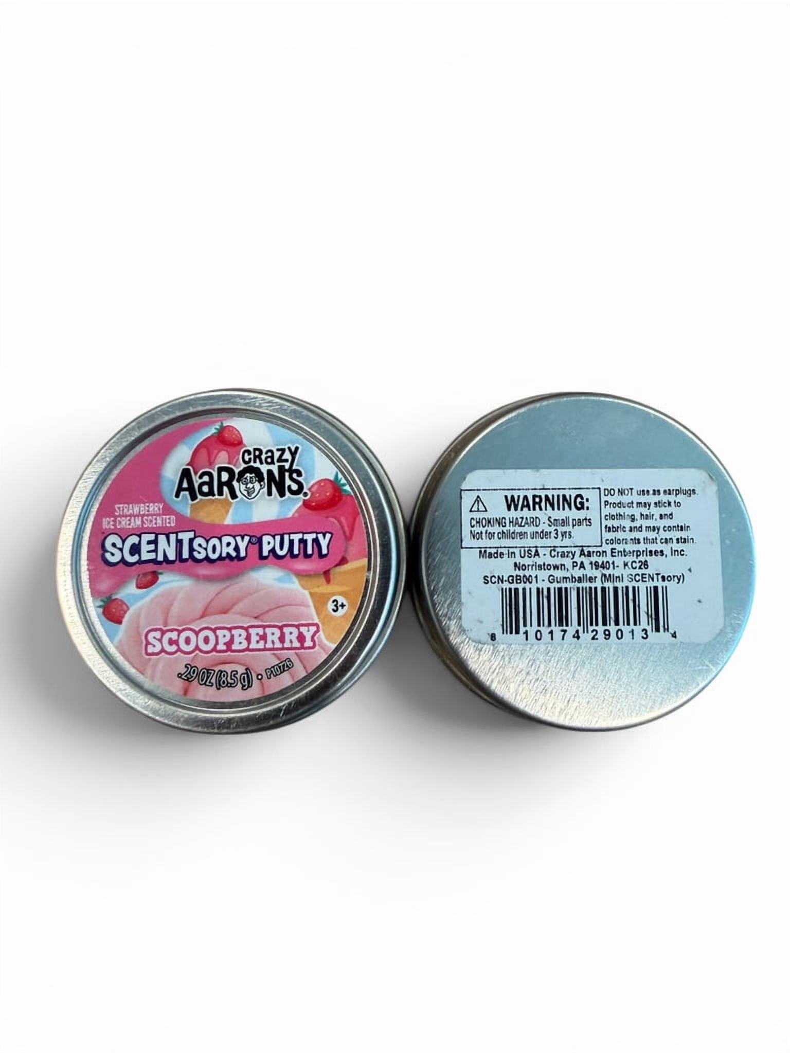 Crazy Aaron Scentsory Putty bundle (0.29oz each)- Scoopberry  and  Gumballer