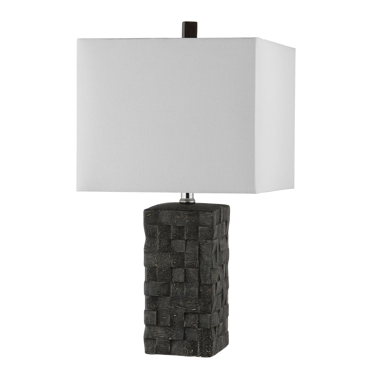 SAFAVIEH Amby Modern Glass Table Lamp, Clear, Set of 2