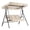 Khika, variant on 3-Seat Outdoor Porch Swing with Adjustable Canopy,Steel Frame Porch Swing Chair with Thick Waterproof Cushions,UV & Water Resistant, Patio, Garden, Balcony, Backyard