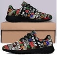 thumbnail image 3 of Autism Awareness In This House We Do Shoes Sneakers for Women Men Black Size 8, 3 of 7