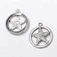 thumbnail image 3 of 22 diseños antiguos plata estrella colgante joyería conector ajuste, 3 of 6